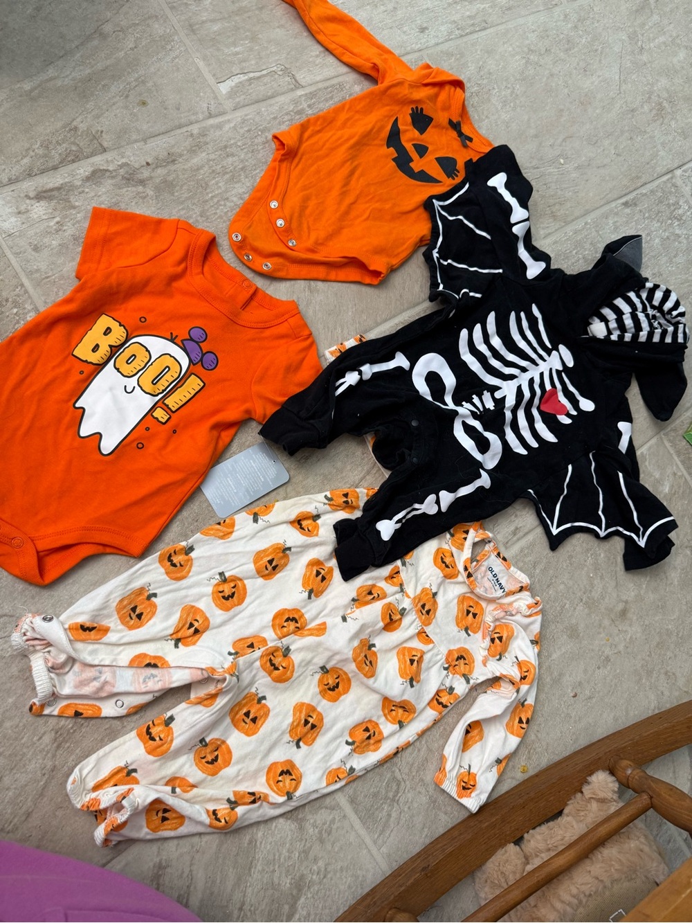4 Halloween Outfits 6-12 months